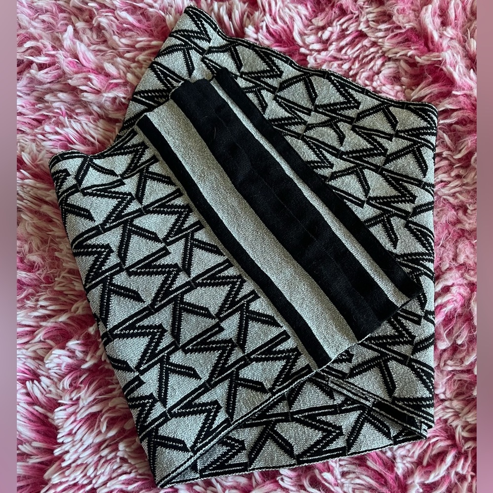 Micheal Kors MK Logo Reversible Scarf